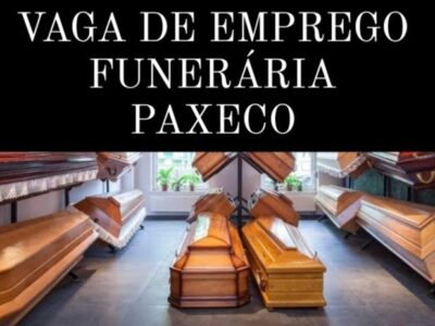 Vaga de emprego em funerária