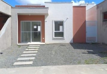 Casas novas a venda com parcelas de 300 reais sem muita burocracia.